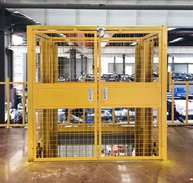 大同智能导轨式升降机亮相